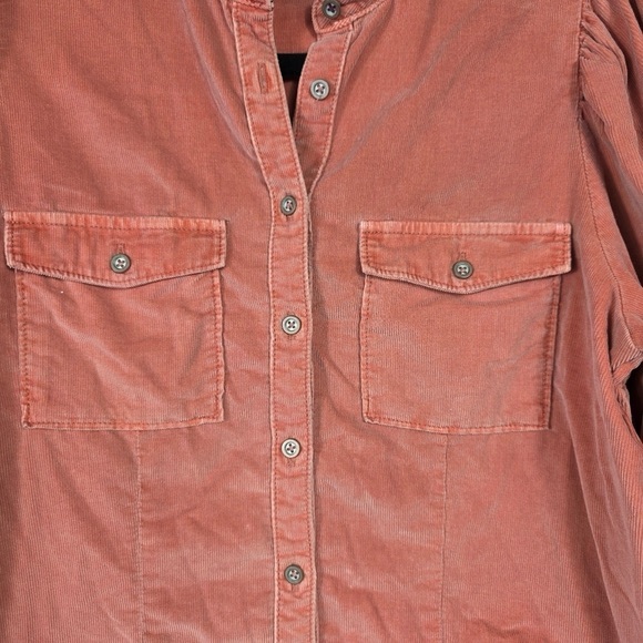 Anthropologie Pilcro corduroy butyon down top - Picture 6 of 6